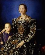 Portrait of Eleanor of Toledo and Her Son, Agnolo Bronzino